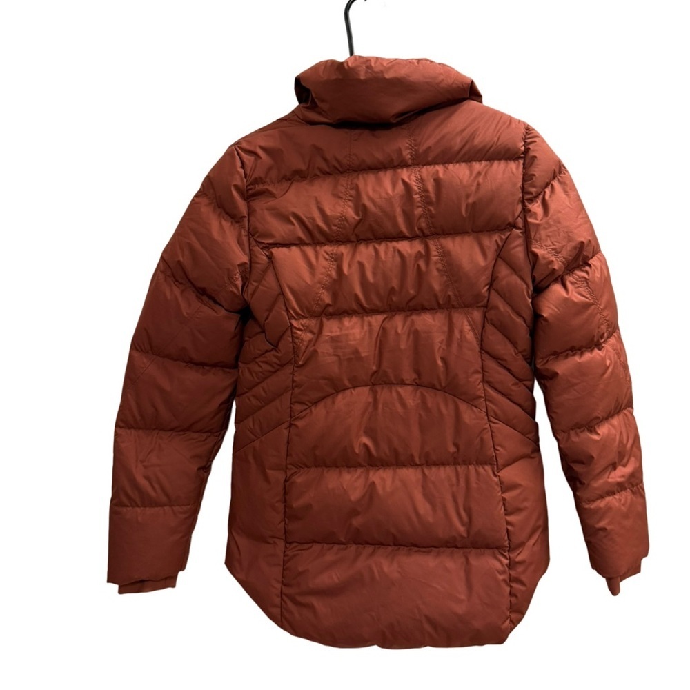 ATHLETA Downtown Puffer Jacket Ancient Mahogany Size XS - Picture 5 of 12